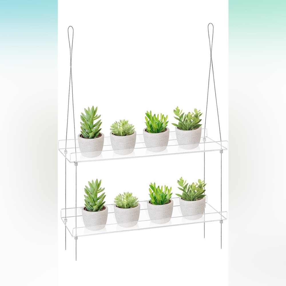 Clear plant window shelf!